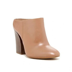 Pour La Victoire Leather Eda Mule Booties Size: 9.5